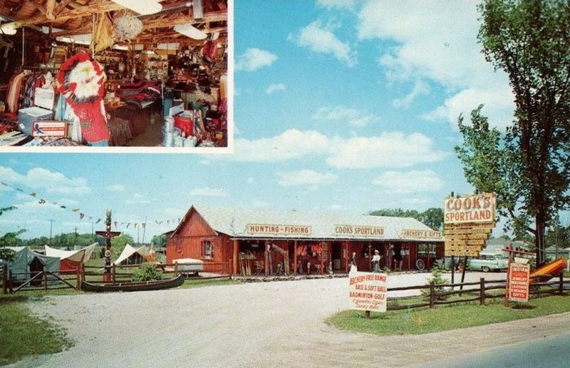 Cooks Sportland - Vintage Postcard (newer photo)